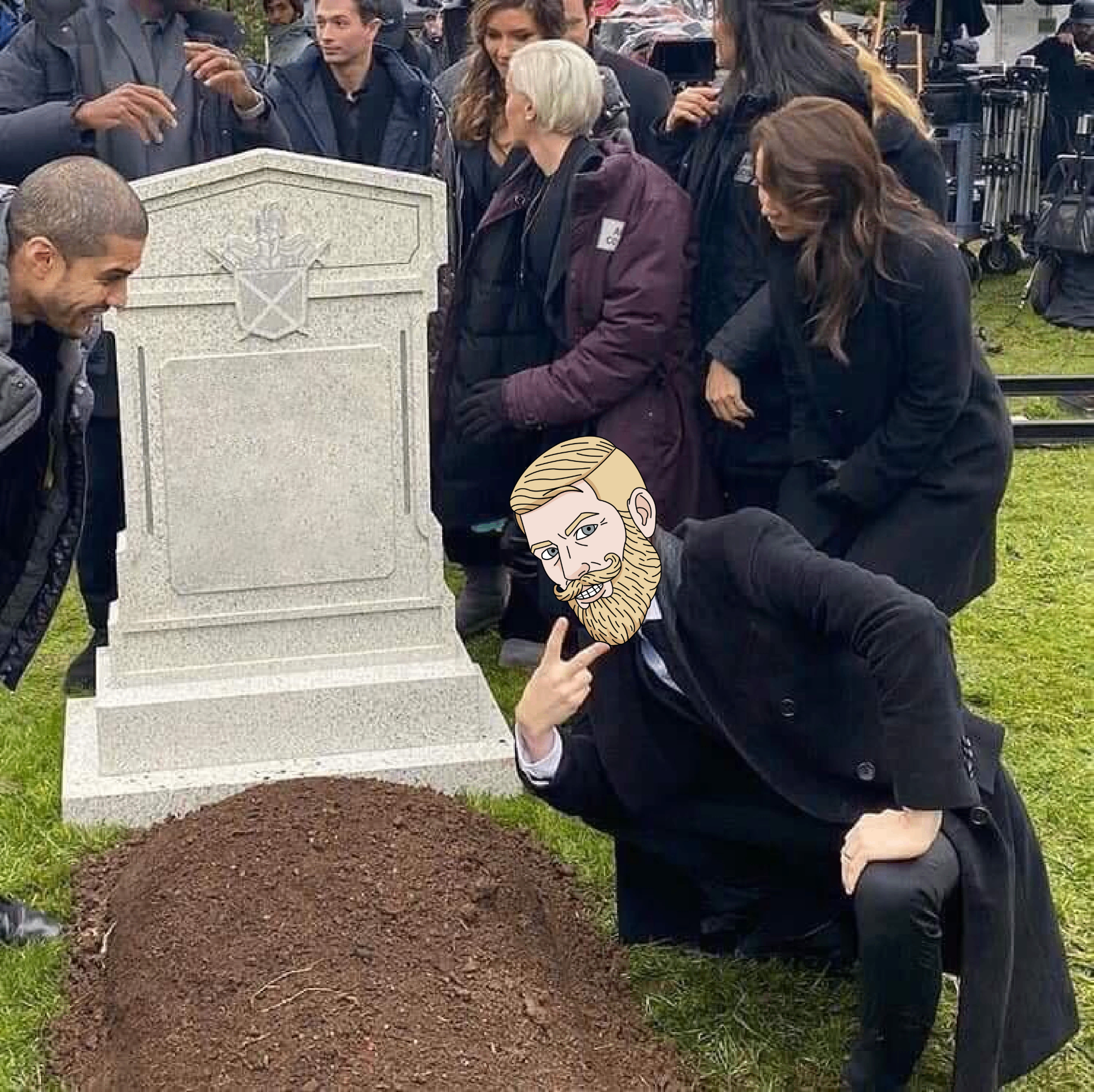 Pay respects.